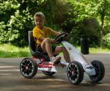 Detská šliapacia motokára Go-kart Milly Mally Abarth červená Červená 