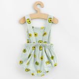 Mušelínový dojčenský set Kraťasy a Tričko New Baby Avocado zelená 62 (3-6m)