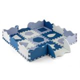 Penové puzzle podložka ohrádka Milly Mally Jolly 3x3 Shapes Blue modrá 