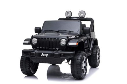 Detské elektrické autíčko Baby Mix Jeep Wrangler Rubicon čierne Čierna 