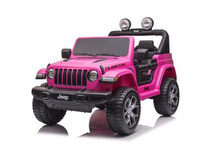 Detské elektrické autíčko Baby Mix Jeep Wrangler Rubicon ružové ružová 