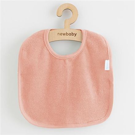 Detský froté podbradník New Baby Comfortably pink ružová 