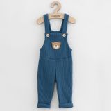 Dojčenské zahradníčky New Baby Luxury clothing Oliver modré modrá 74 (6-9m)