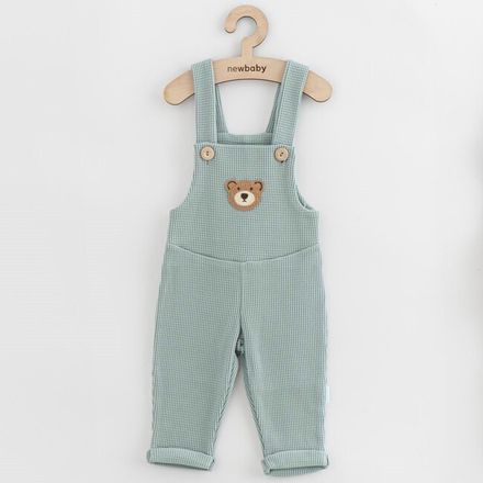 Dojčenské zahradníčky New Baby Luxury clothing Oliver zelené zelená 74 (6-9m)