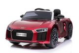 Elektrické autíčko BABY MIX AUDI R8 Spyder MAXI metalíza červené Červená 