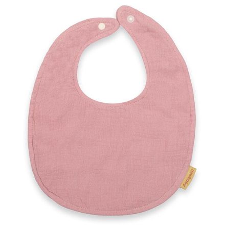 Mušelínový detský podbradník New Baby pink ružová 